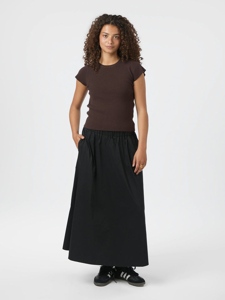 Neo Noir - Yara Poplin Skirt - Black