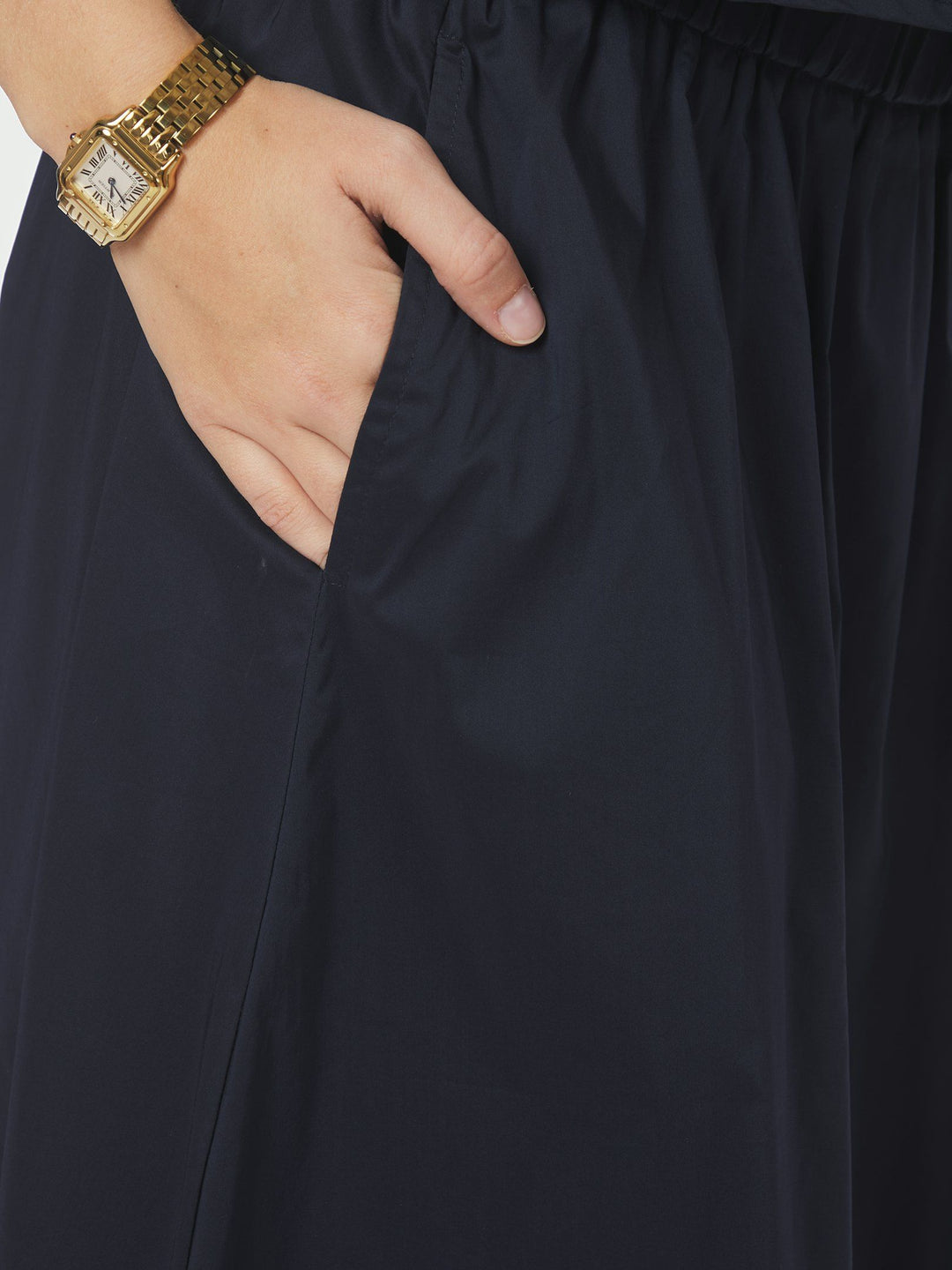 Neo Noir - Yara Poplin Skirt - Navy