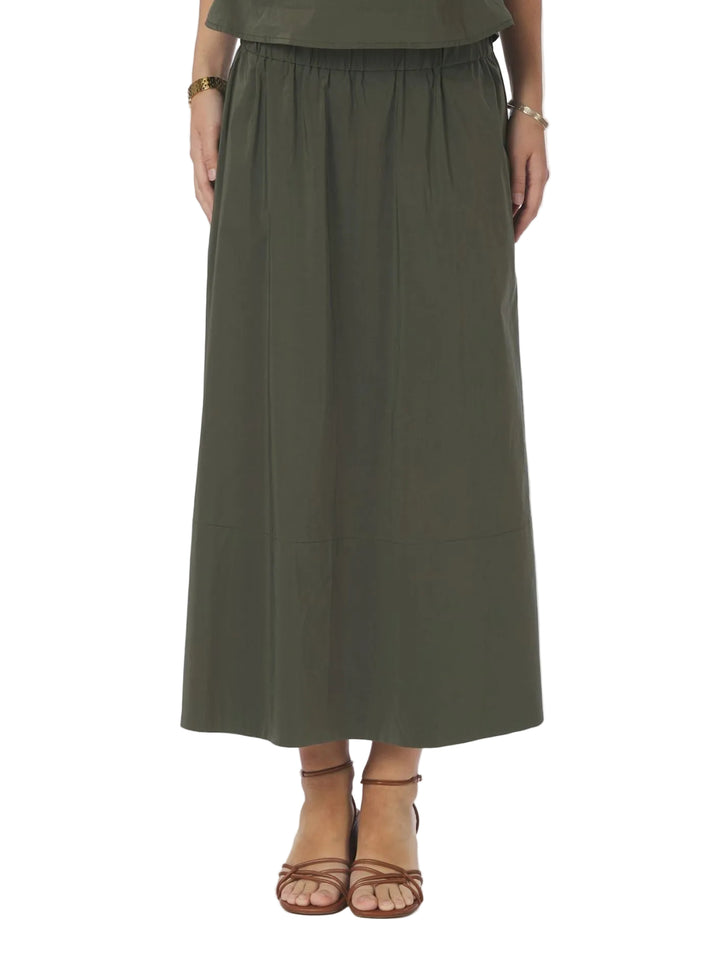 Neo Noir - Yara Poplin Skirt - Army