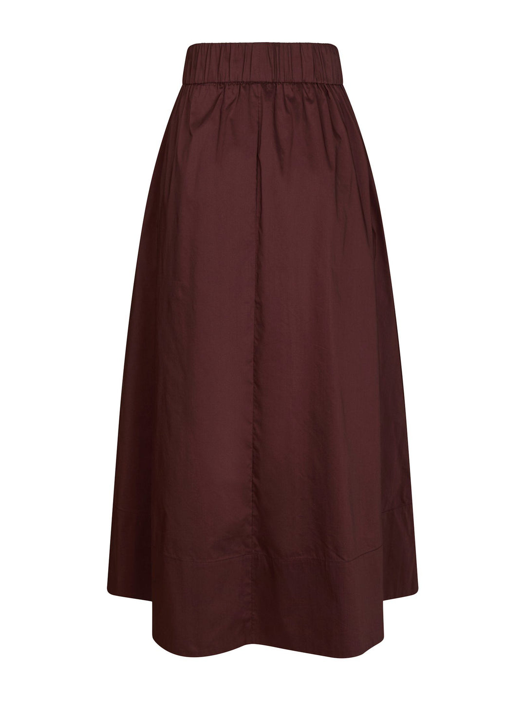 Neo Noir - Yara Poplin Skirt - Burgundy