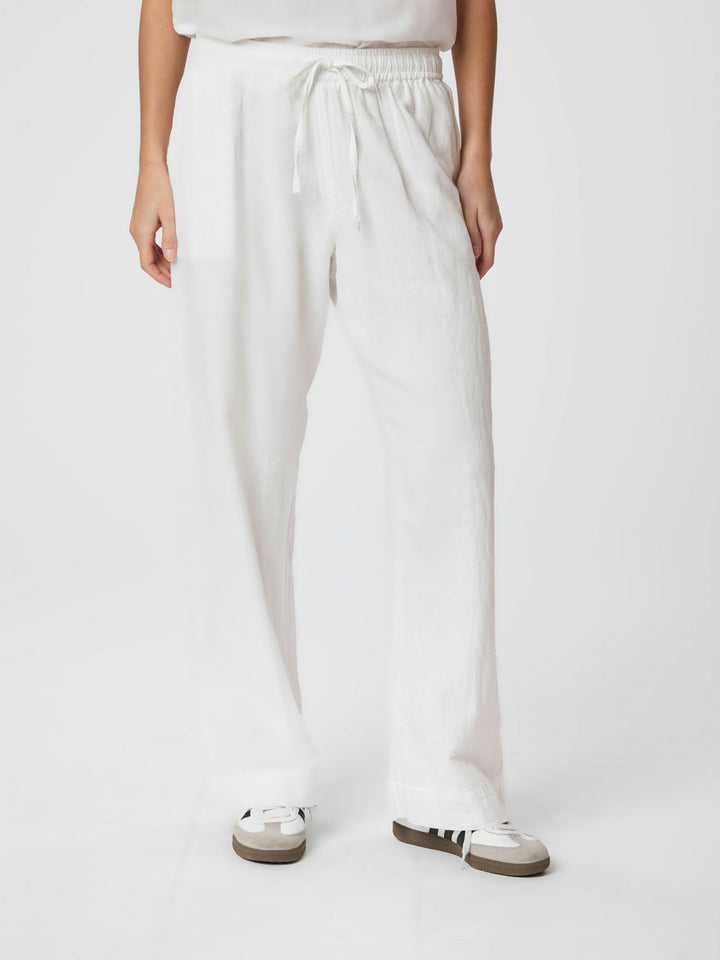 Neo Noir - Sonar Linen Pants - White
