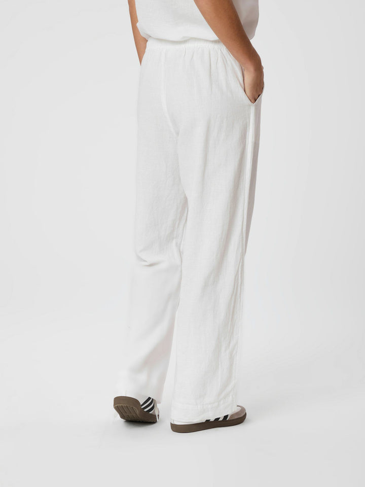 Neo Noir - Sonar Linen Pants - White