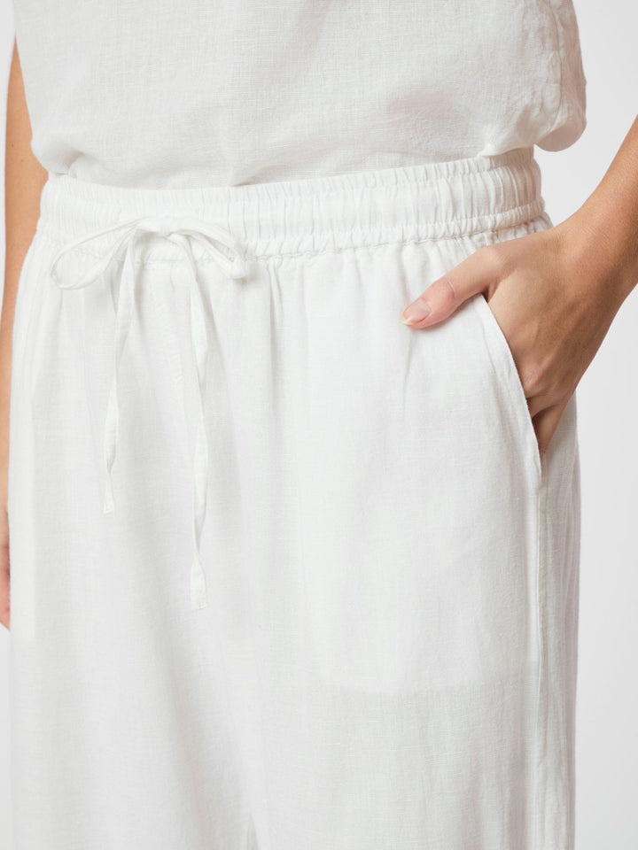 Neo Noir - Sonar Linen Pants - White