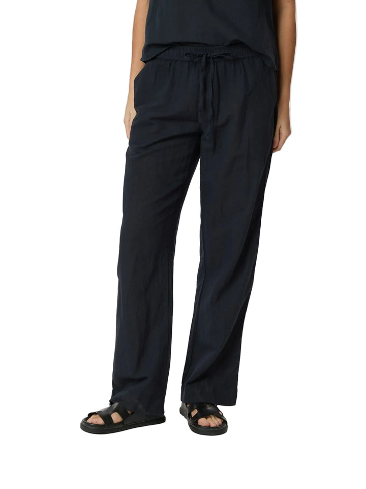 Neo Noir - Sonar Linen Pants - Navy