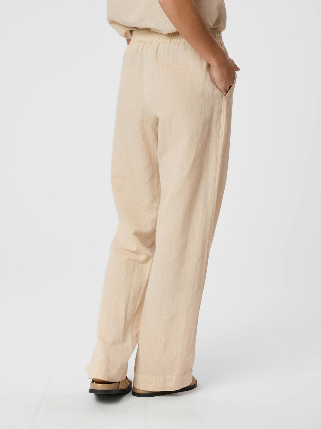 Neo Noir - Sonar Linen Pants - Sand