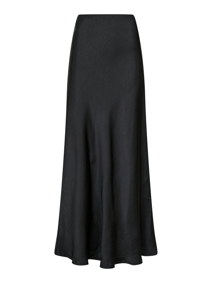Neo Noir - Vicky Heavy Sateen Skirt - Black