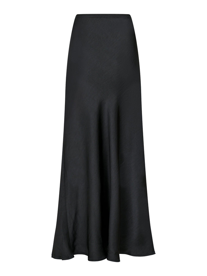 Neo Noir - Vicky Heavy Sateen Skirt - Black