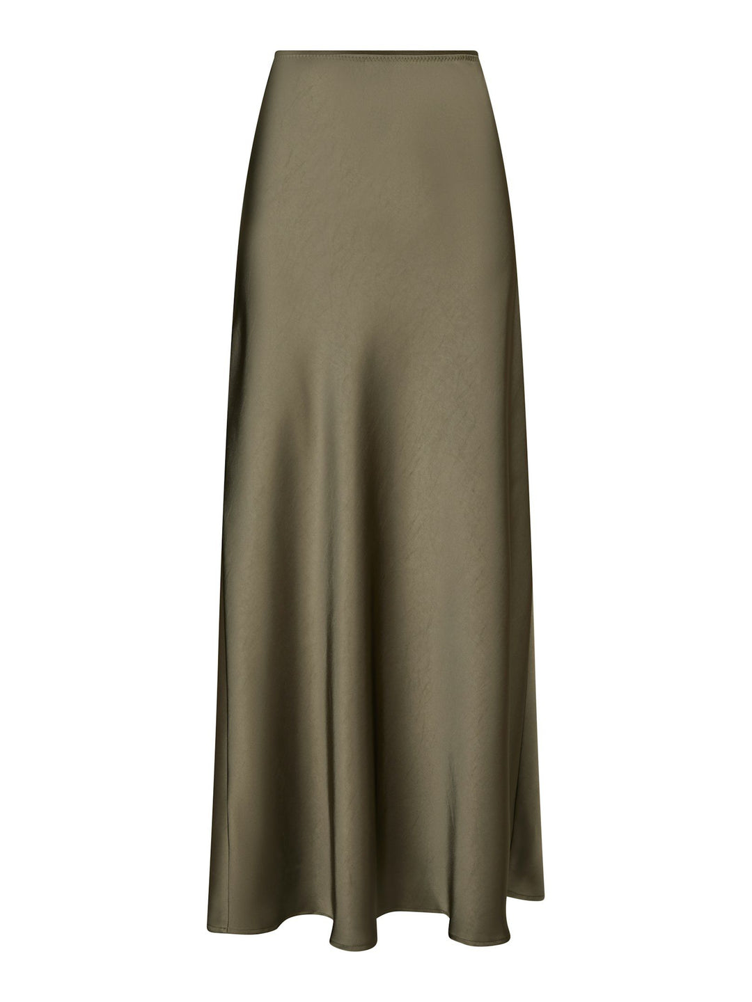 Neo Noir - Vicky Heavy Sateen Skirt - Cold Army