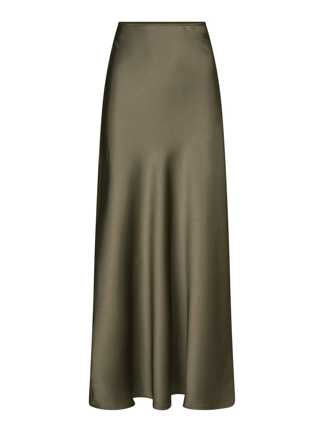 Neo Noir - Vicky Heavy Sateen Skirt - Cold Army