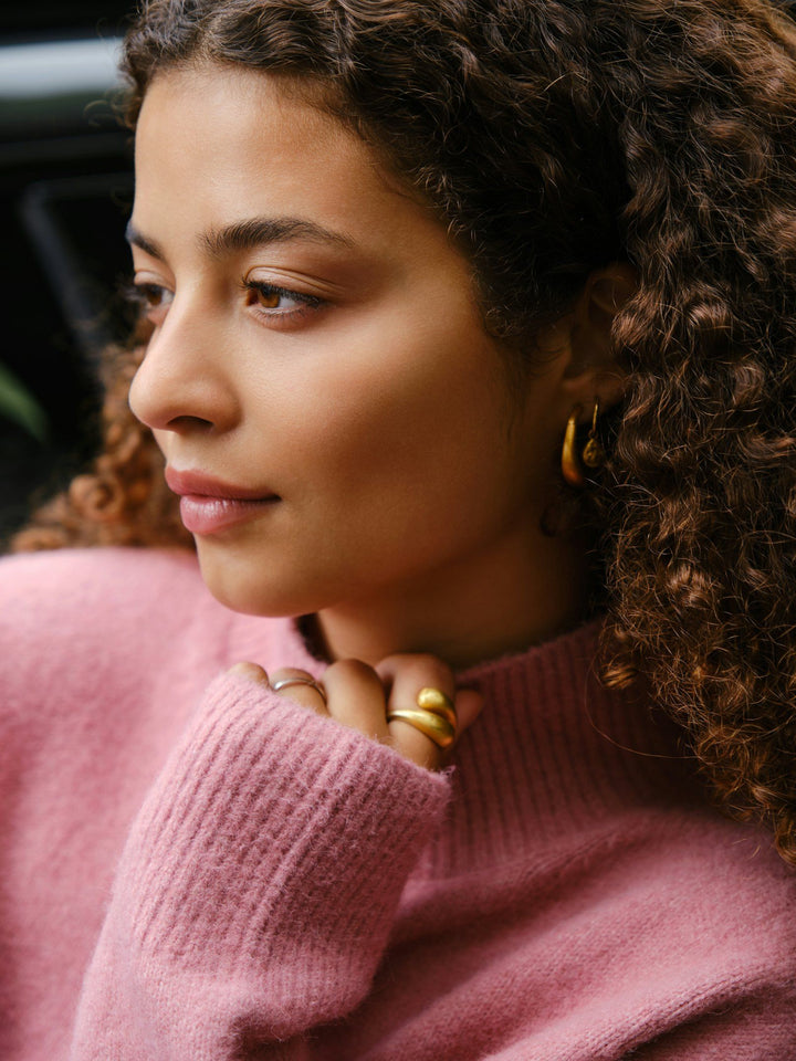Neo Noir - Paulina Knit Blouse - Rose