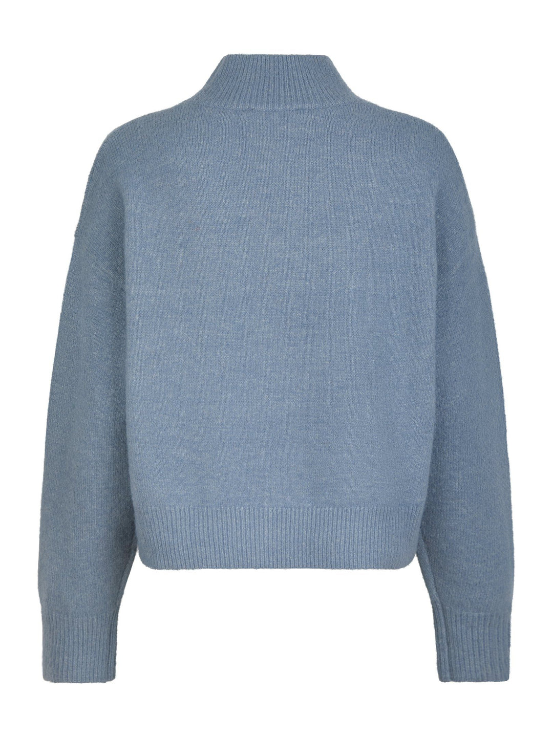 Neo Noir - Paulina Knit Blouse - Smoked Blue