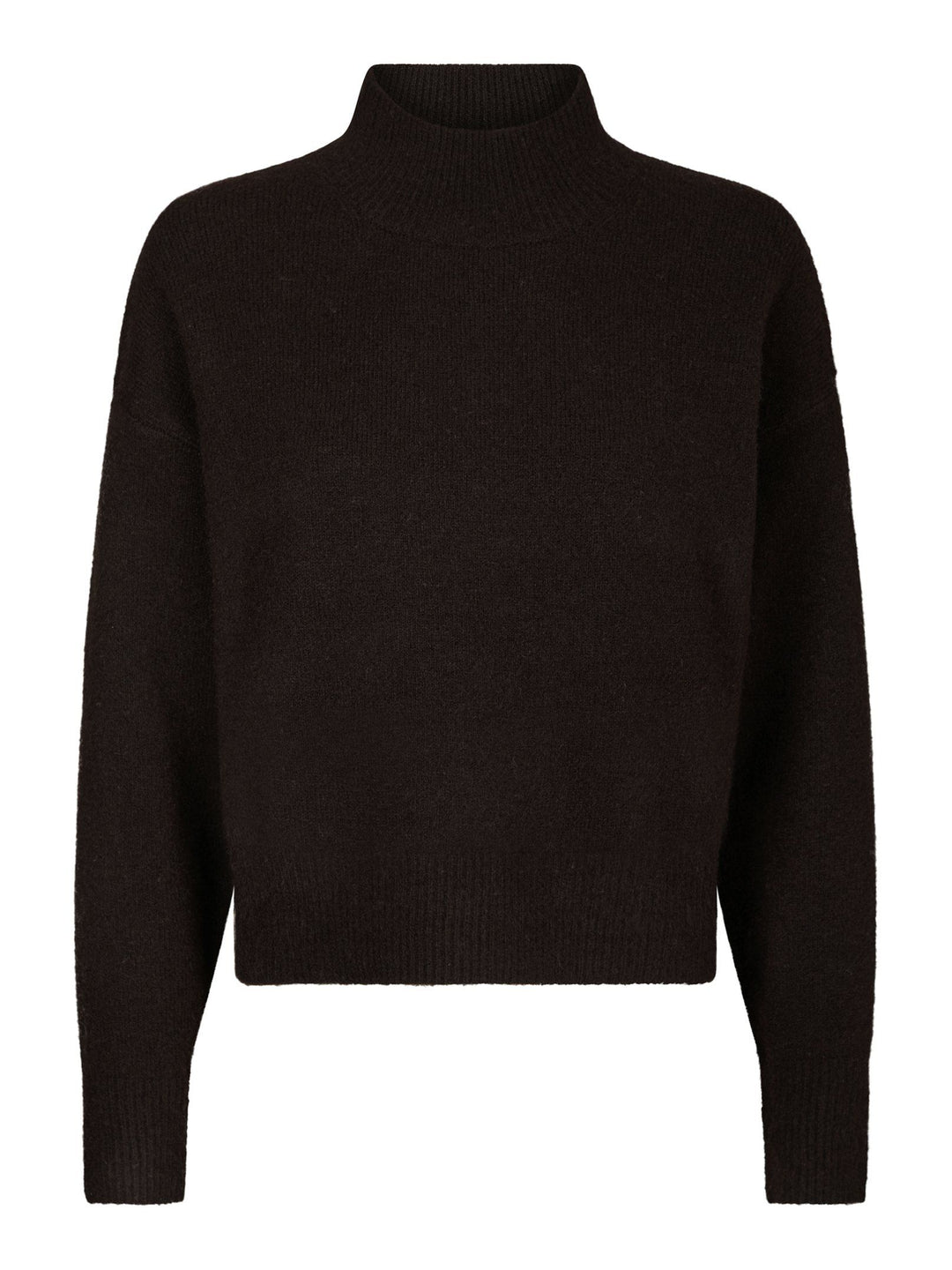 Neo Noir - Paulina Knit Blouse - Dark Brown