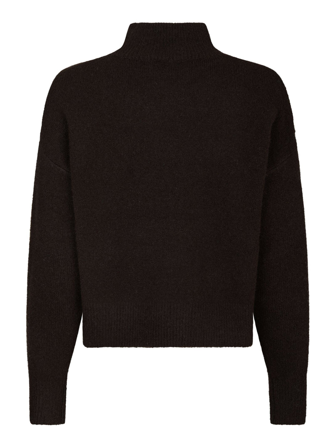 Neo Noir - Paulina Knit Blouse - Dark Brown