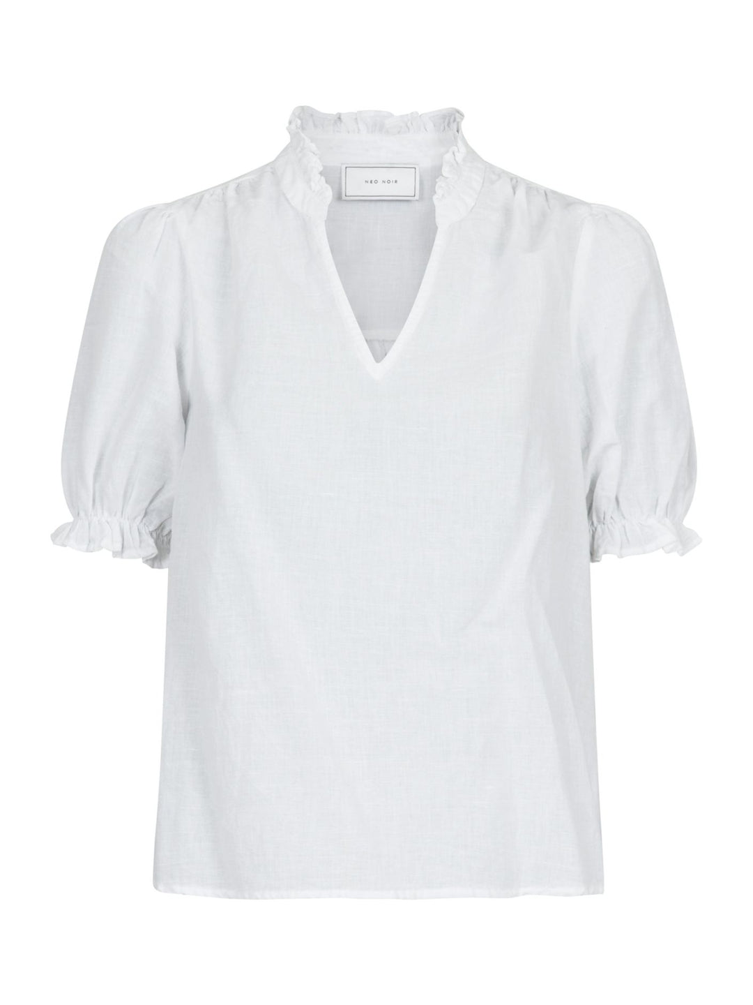 Neo Noir - Odesa Linen Blouse - White