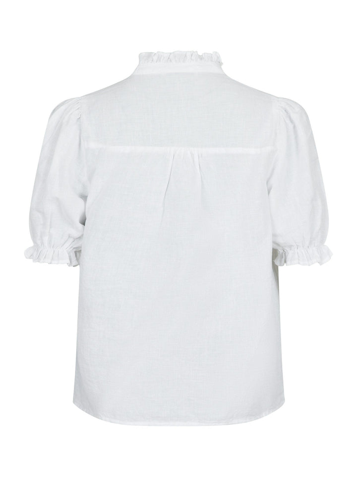 Neo Noir - Odesa Linen Blouse - White