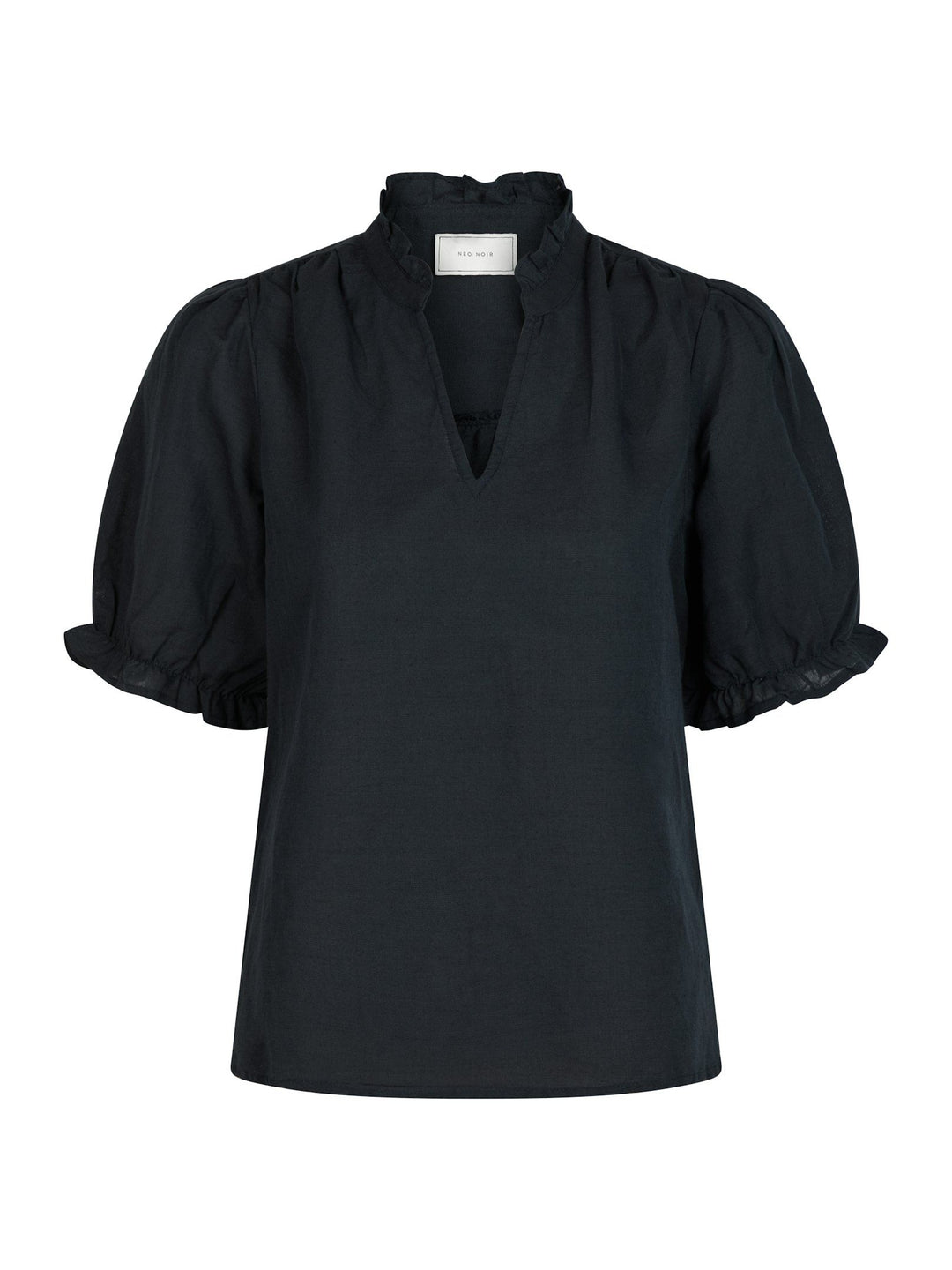 Neo Noir - Odesa Linen Blouse - Navy