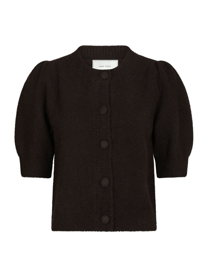 Neo Noir - Trudy Knit Cardigan - Dark Brown