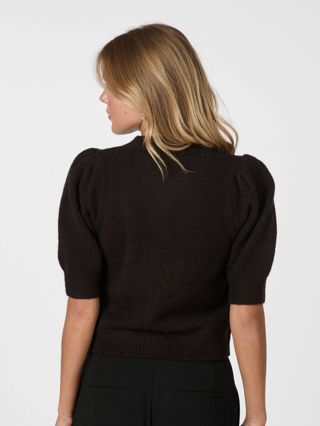 Neo Noir - Trudy Knit Cardigan - Dark Brown