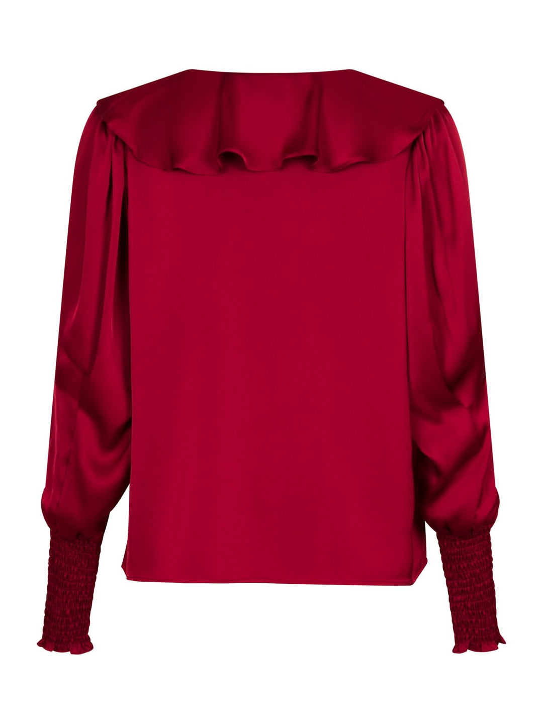 Neo Noir - Sandie Sateen Blouse - Wine