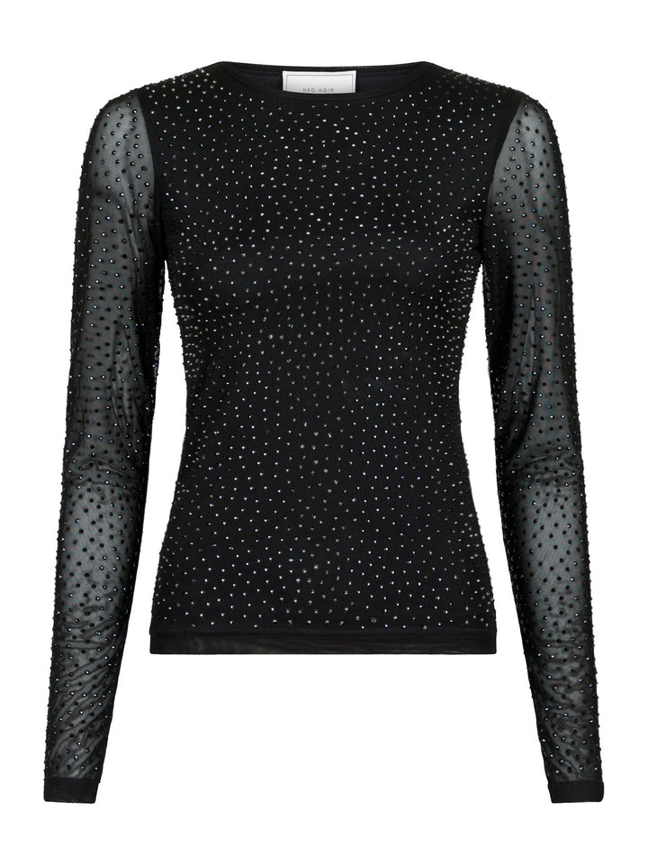 Neo Noir - Basira Stone Mesh Blouse