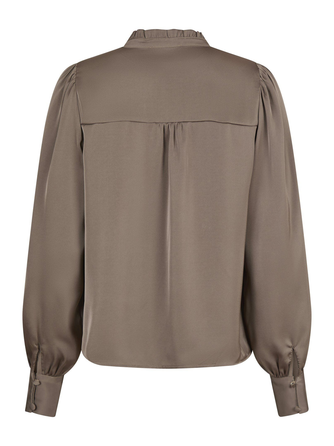 Neo Noir - Massima drappy Satin Blouse