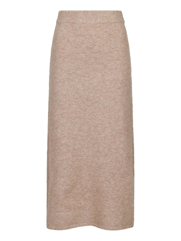 Neo Noir - Ashanti Knit Skirt - Sand Melange