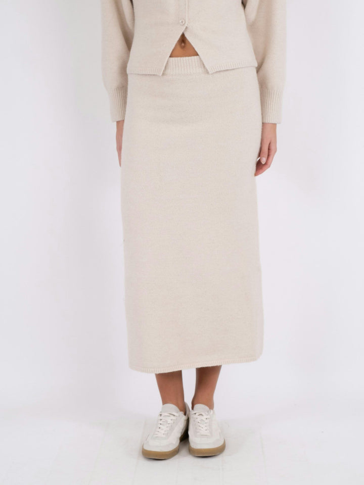 Neo Noir - Ashanti Knit Skirt - Ivory