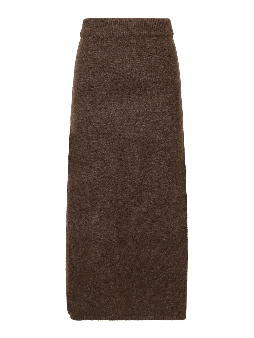 Neo Noir - Ashanti Knit Skirt - Brown Melange