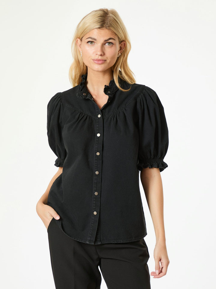 Neo Noir - Avalon Denim Shirt - Black