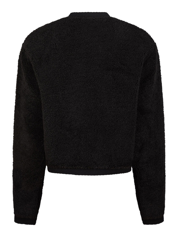 Neo Noir - Limo Fluffy Knit Cardigan - Black