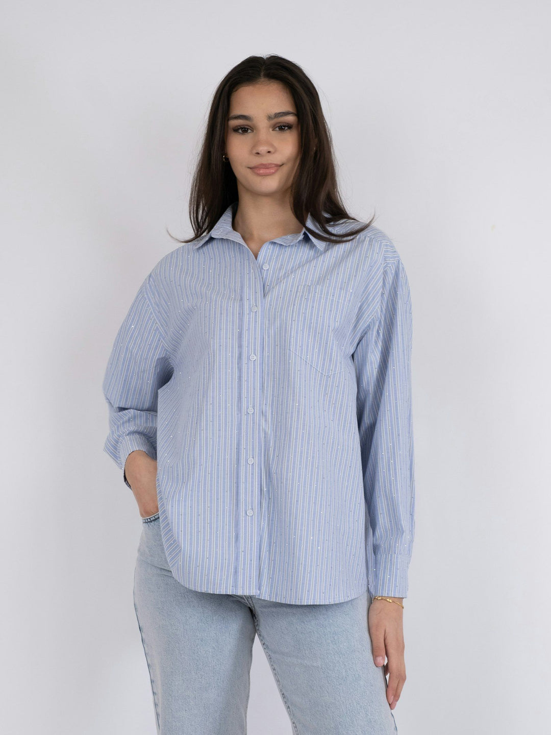 Neo Noir - Dalma Stripe Stone Shirt