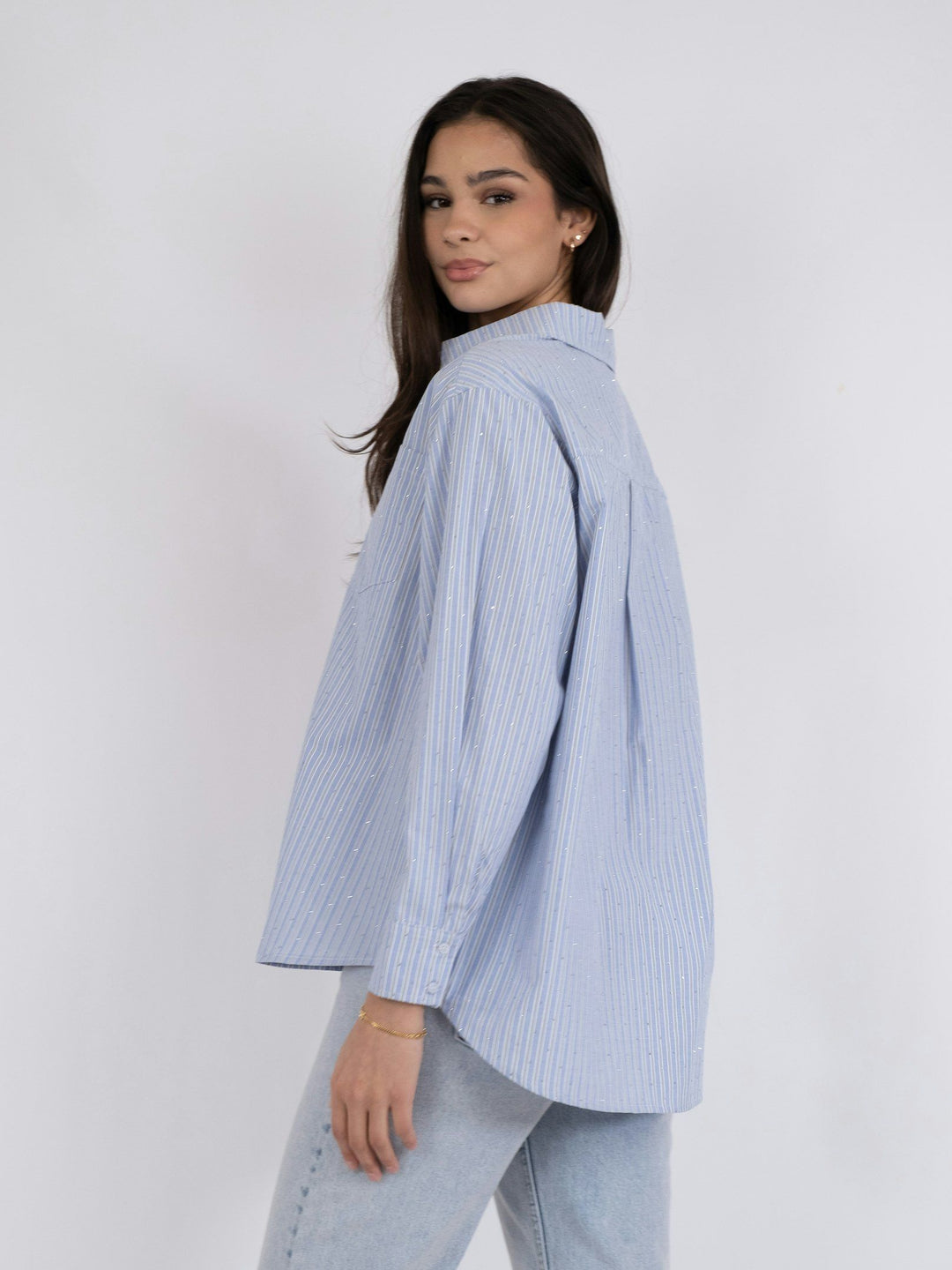 Neo Noir - Dalma Stripe Stone Shirt