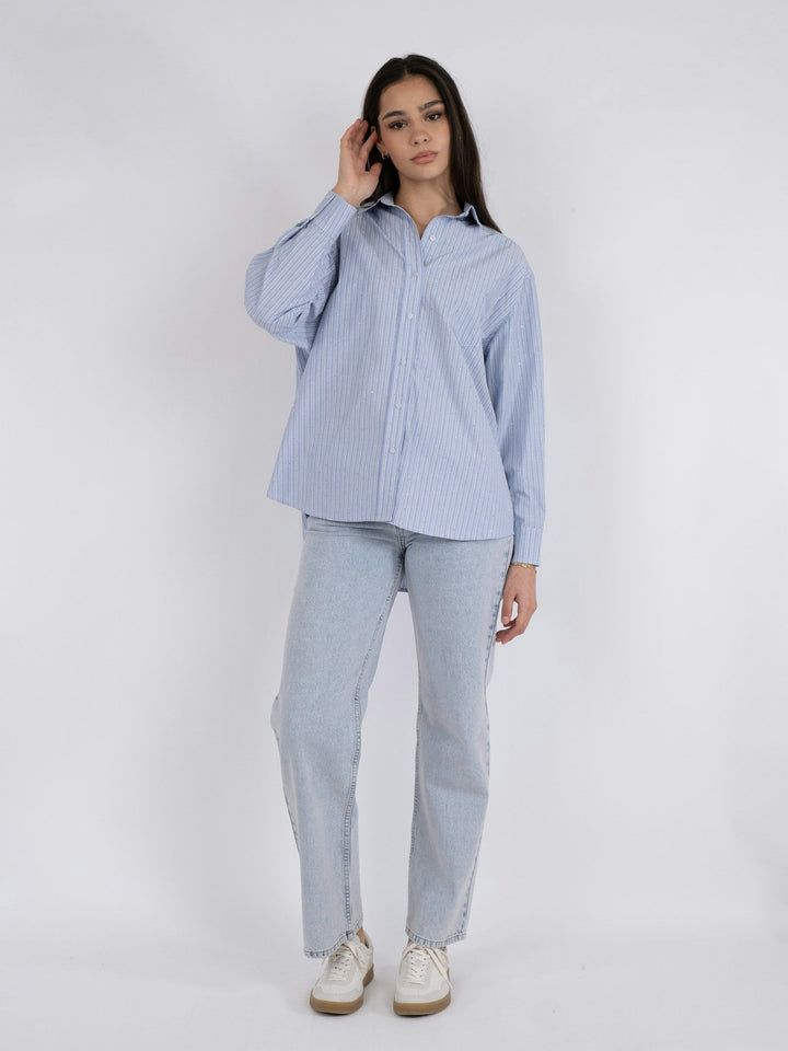 Neo Noir - Dalma Stripe Stone Shirt