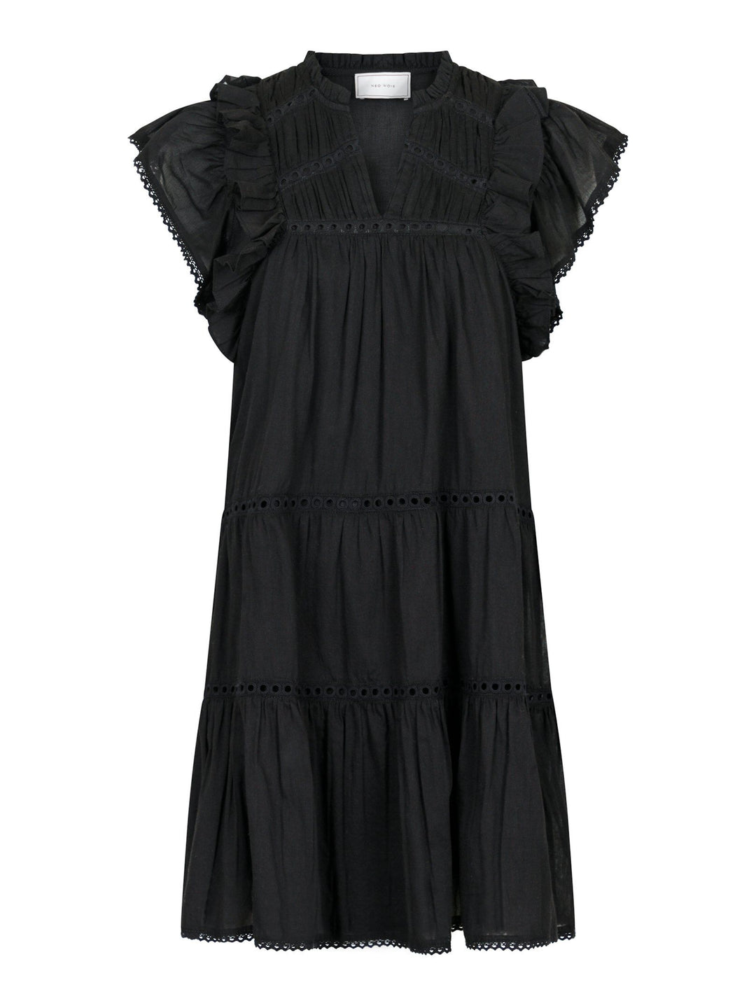Neo Noir - Jamma S Voile Dress - Black