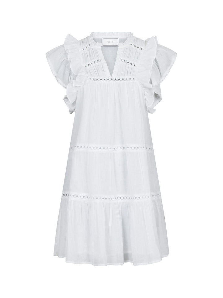 Neo Noir - Jamma S Voile Dress - White