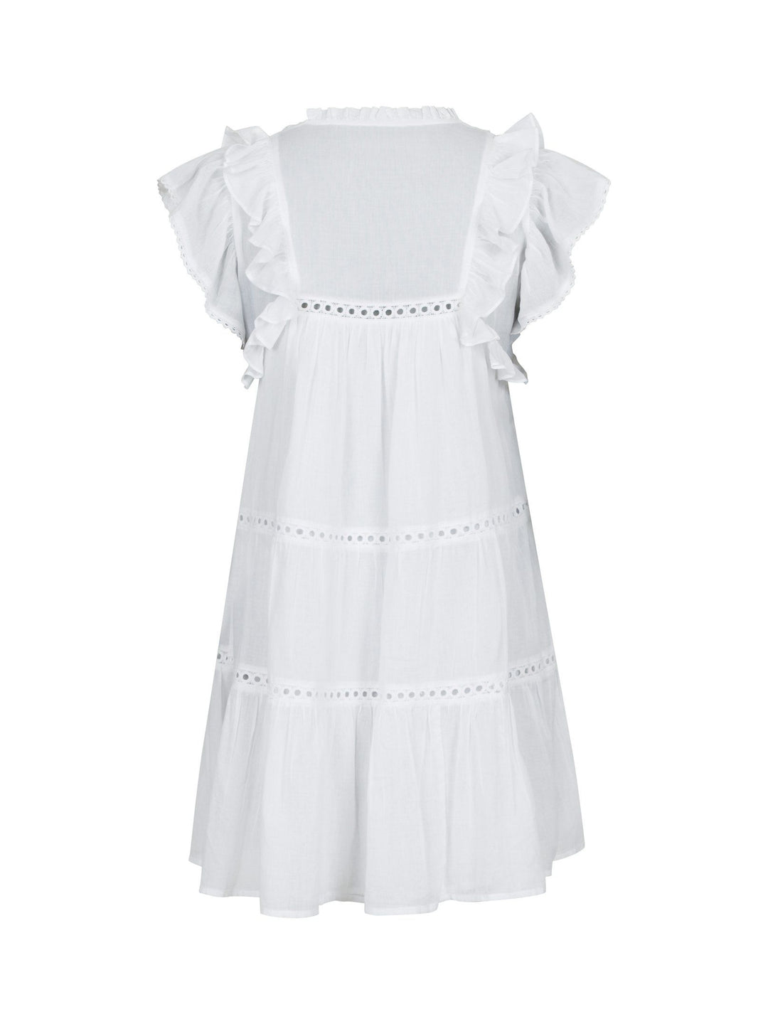 Neo Noir - Jamma S Voile Dress - White