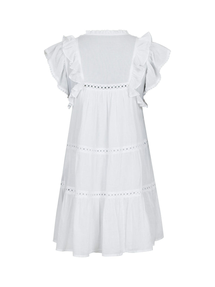 Neo Noir - Jamma S Voile Dress - White