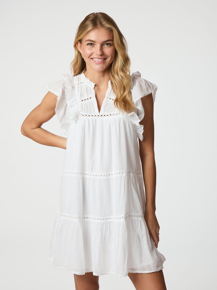 Neo Noir - Jamma S Voile Dress - White