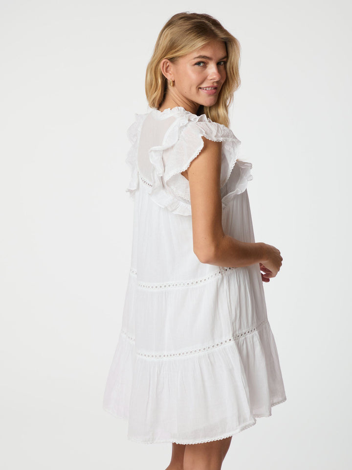 Neo Noir - Jamma S Voile Dress - White