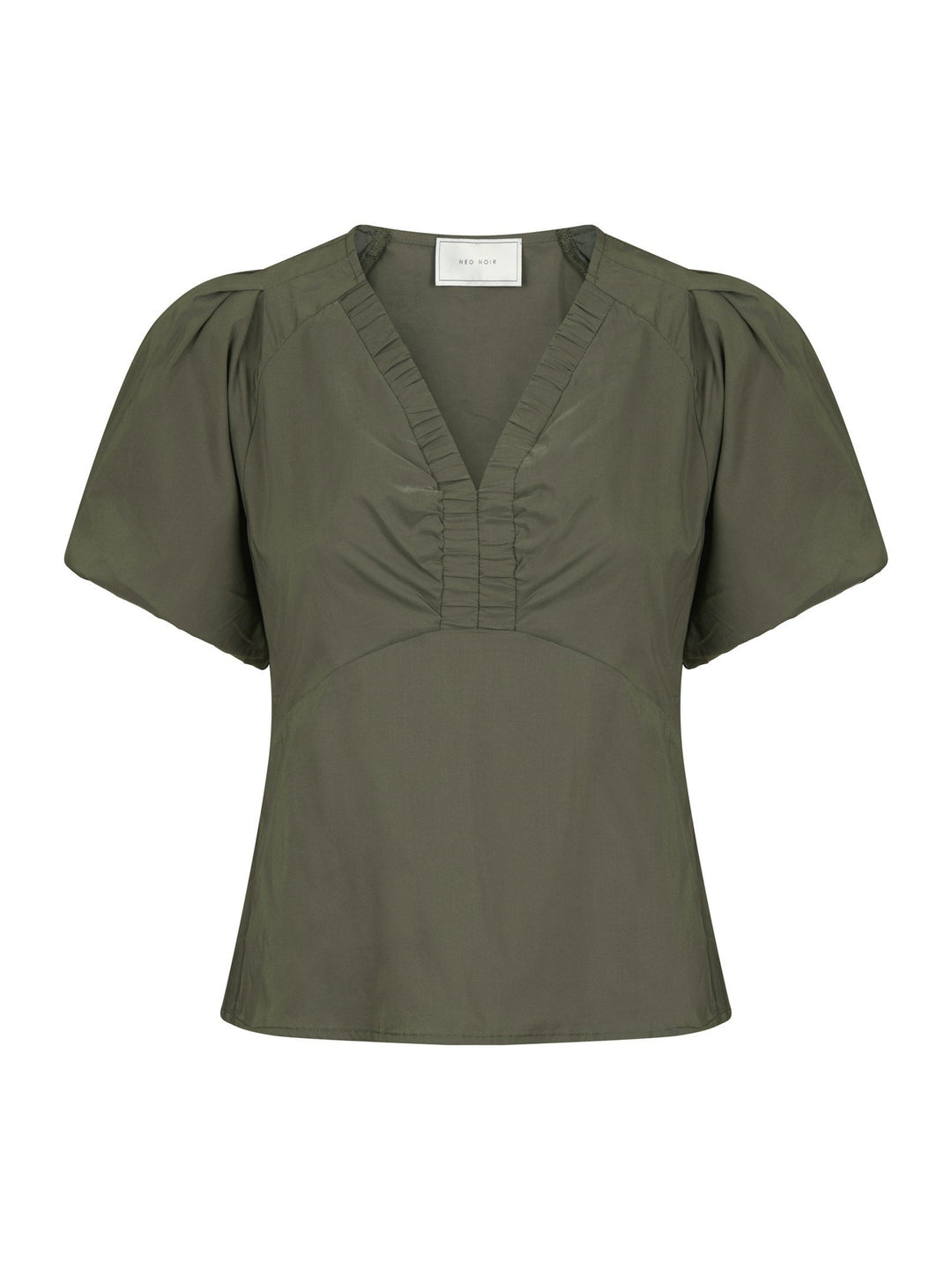 Neo Noir - Irina Poplin Blouse - Army