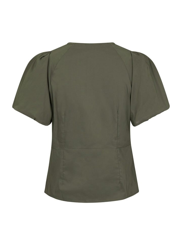 Neo Noir - Irina Poplin Blouse - Army