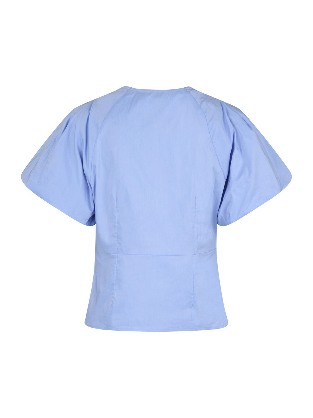 Neo Noir - Irina Poplin Blouse - Sky Blue