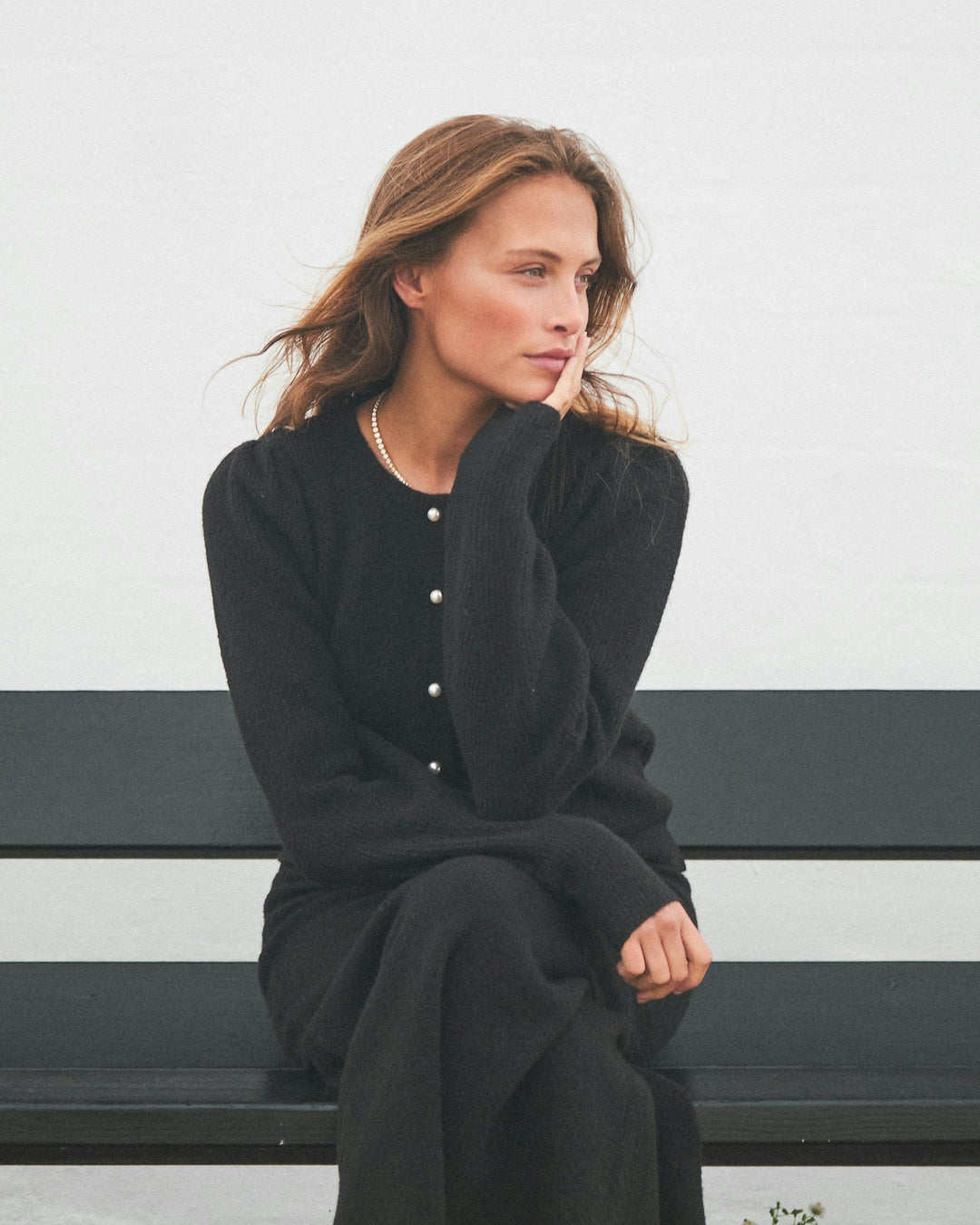 Neo Noir - Nuna Knit Cardigan - Black