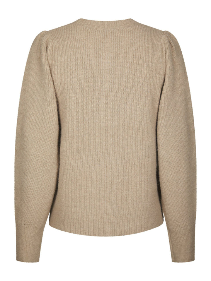 NEO NOIR - Nuna Knit Cardigan - Warm Grey