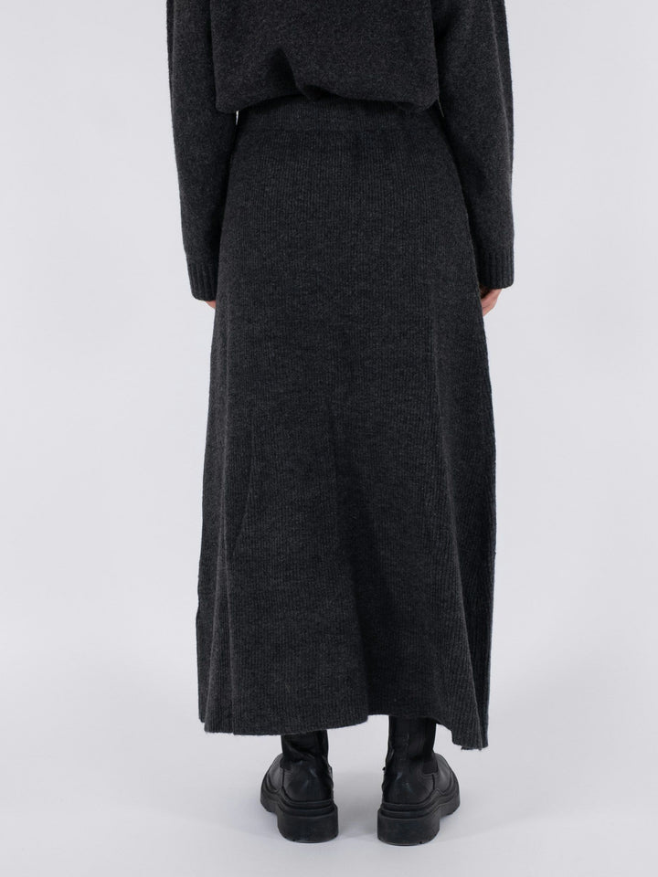 Neo Noir - Arwin Knit Skirt - Antracit