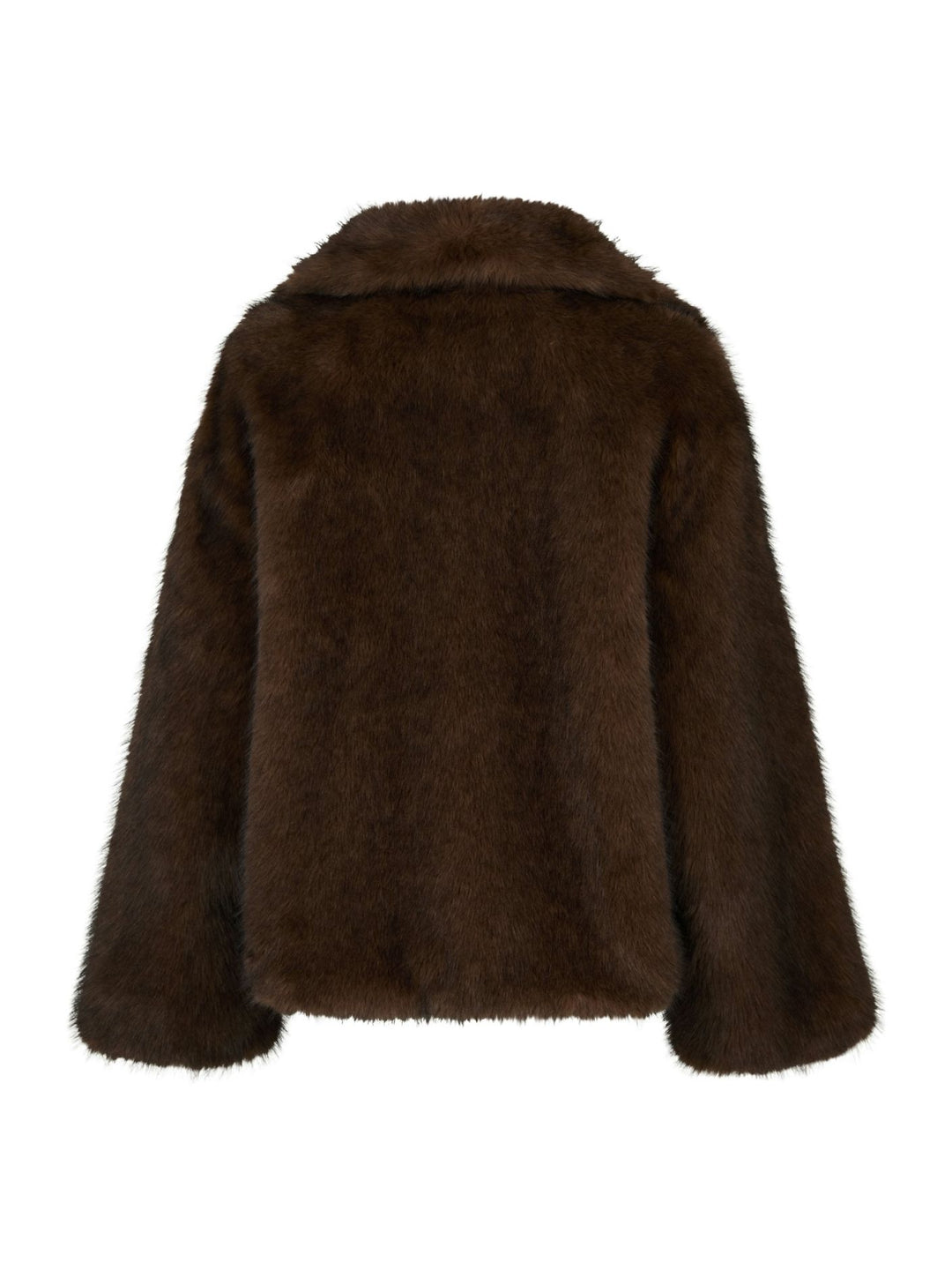 Neo Noir - Stephanie Faux Fur Jacket - Brown