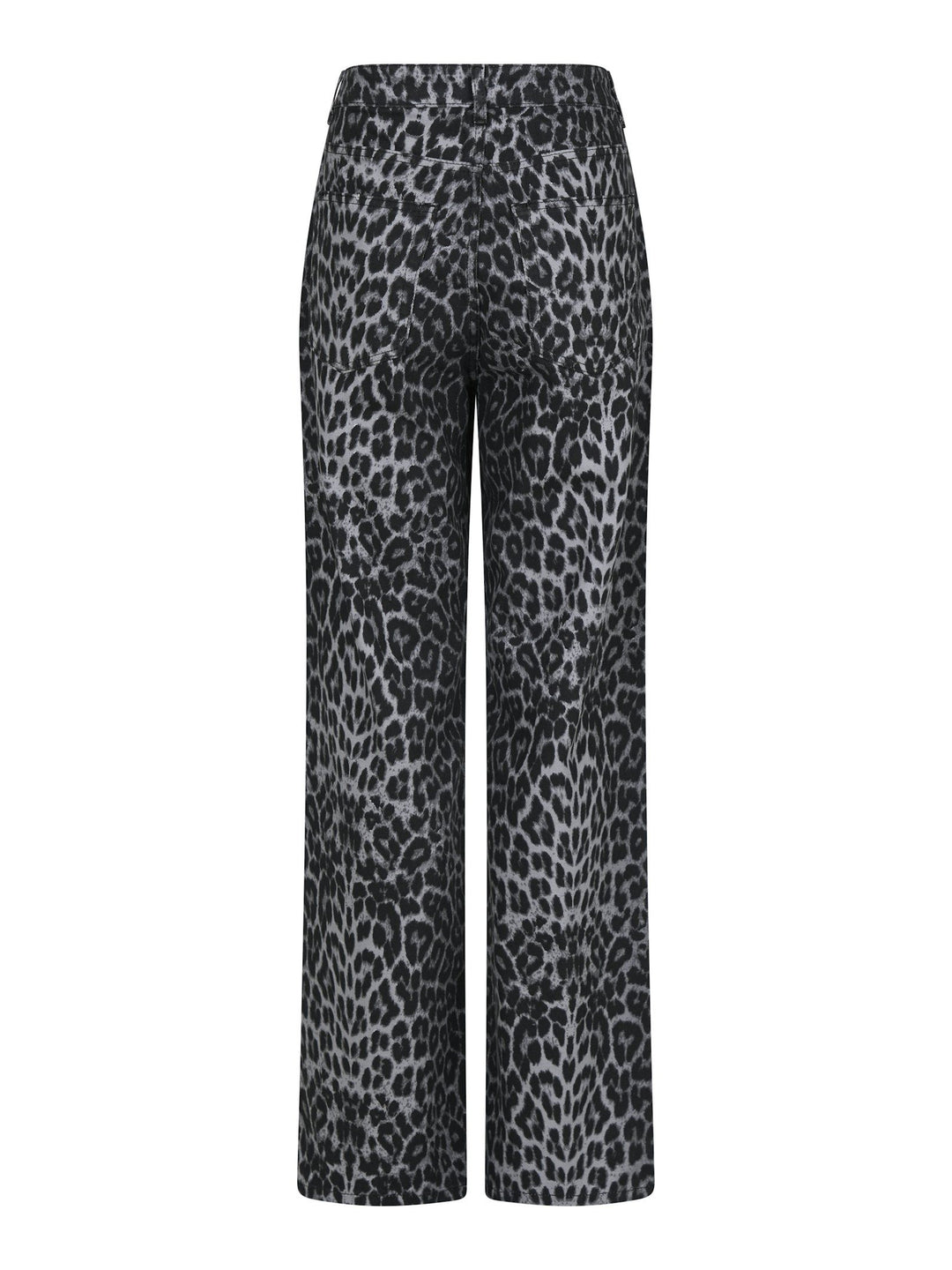 Neo Noir - Simona Leopard Jeans - Grey