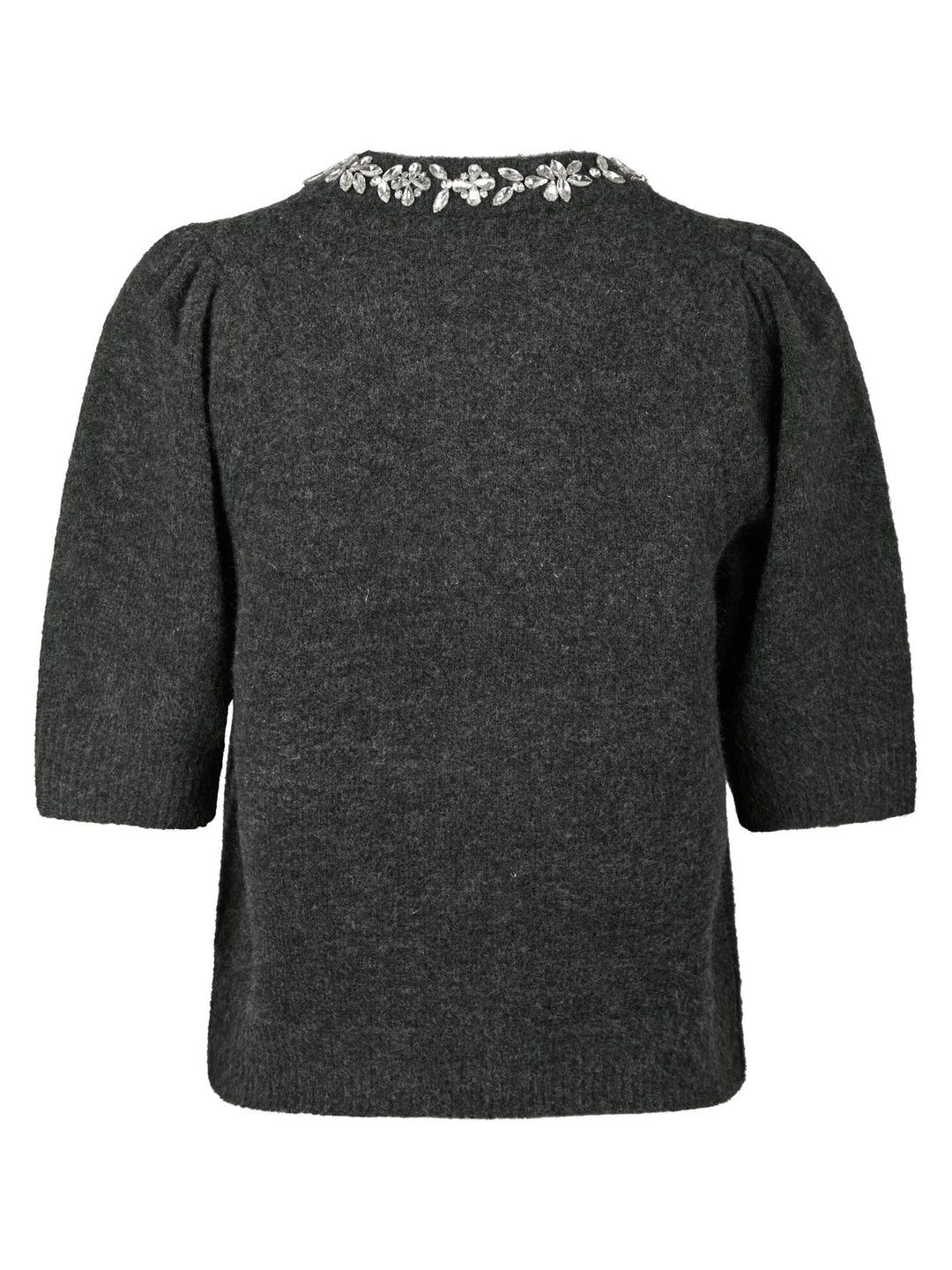 Neo Noir - Maia Stone Knit Blouse - Antracit