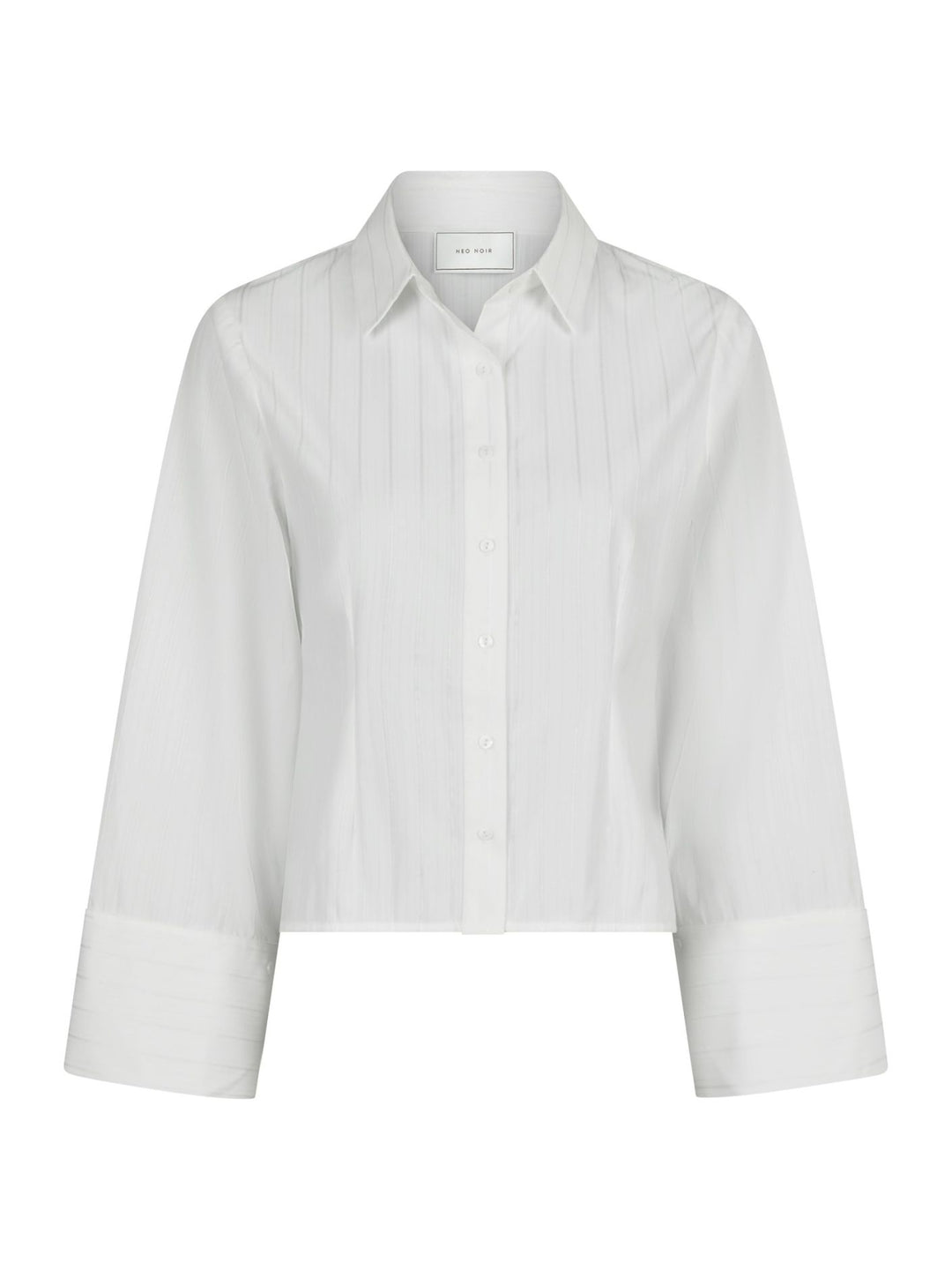 Neo Noir - Rosa Solid Shirt - White