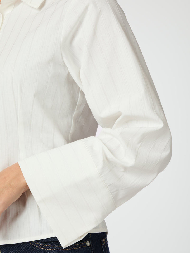 Neo Noir - Rosa Solid Shirt - White